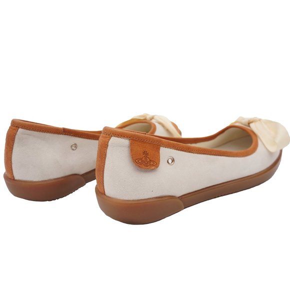 38 Vivienne Westwood Suede and Leather Ballet Flats - Picture 3 of 6
